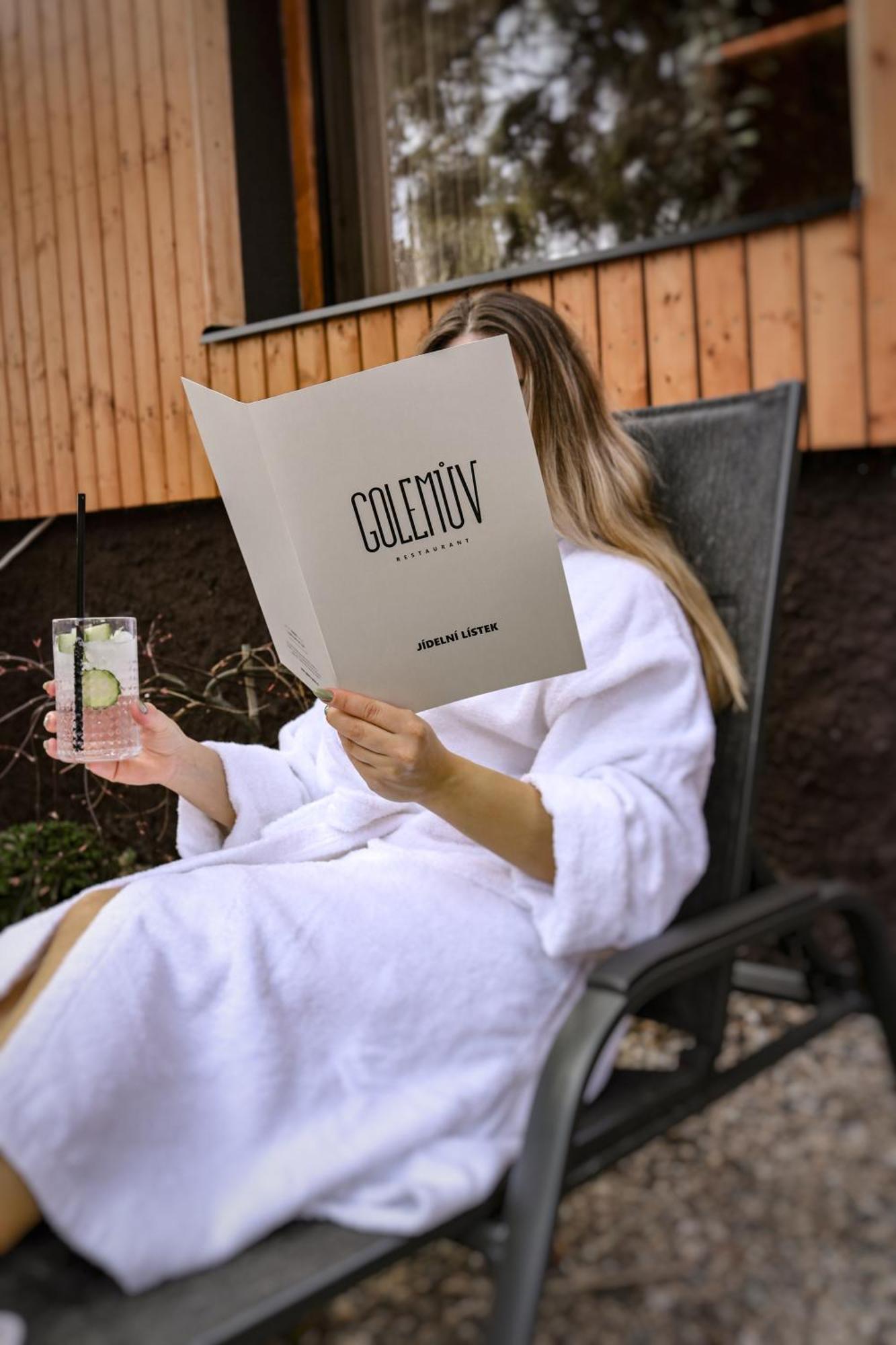 Golden Golem Hotel & Spa Prague Luaran gambar